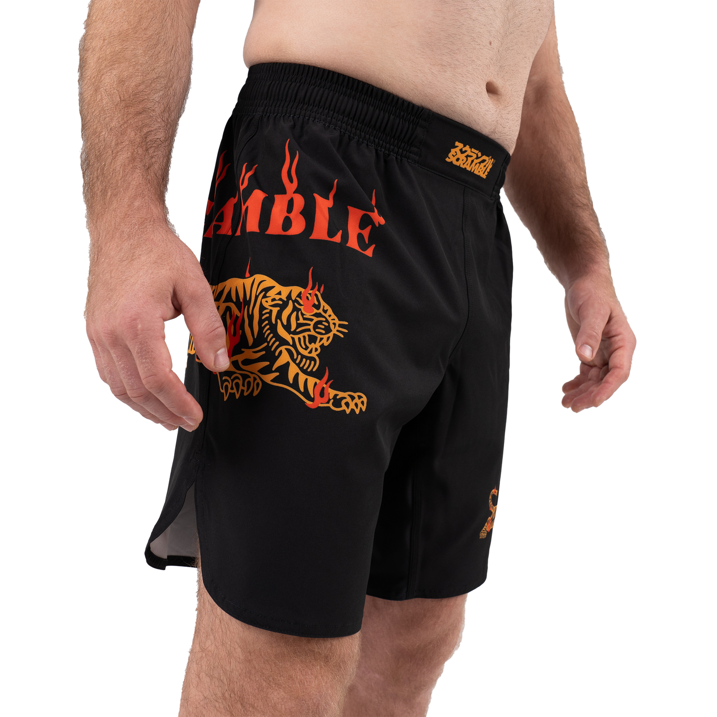 Scramble Burning Tiger Grappling Shorts