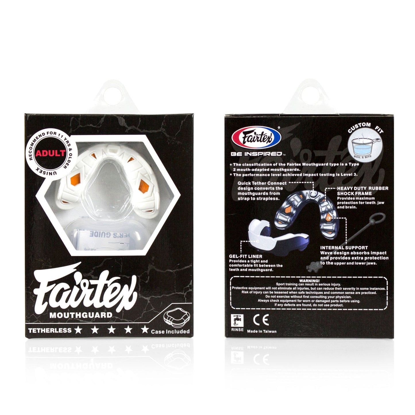 Fairtex MG3 Gel Mouthguard - White