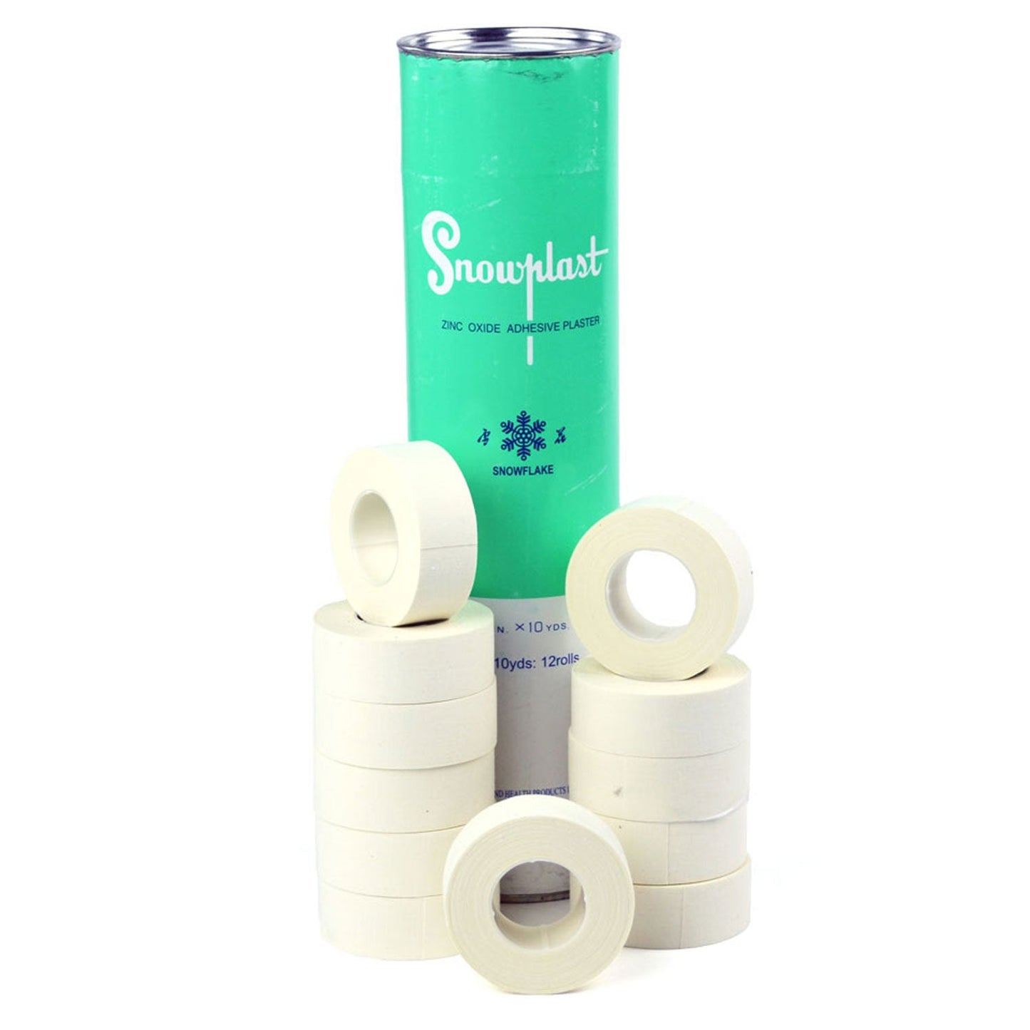 PS1 Snowplast Zinc Oxide Boxing Tape (Tube of 12)