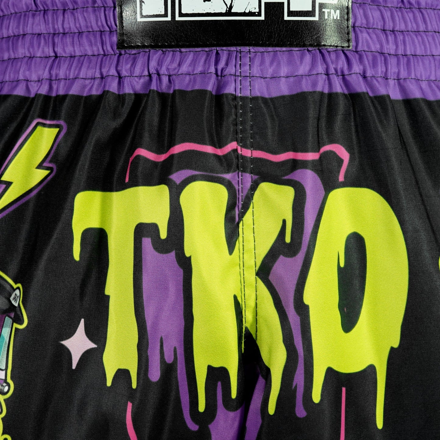 TUFF High-Cut Retro Muaythai Shorts - RMS118 - The TKO Night