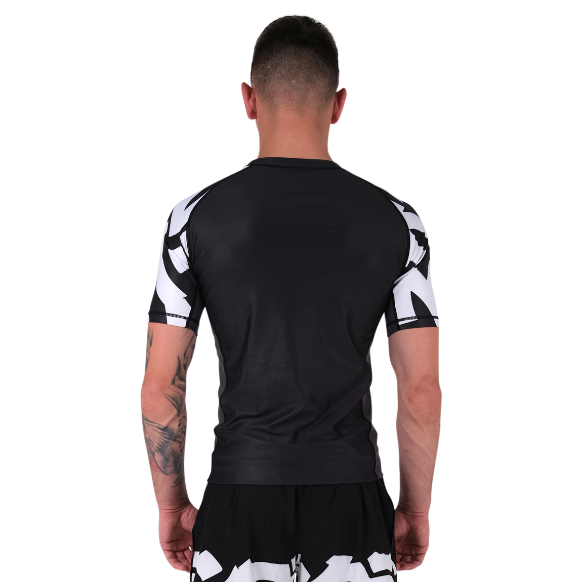 Scramble Baka Rash Guard Short Sleeve - Black