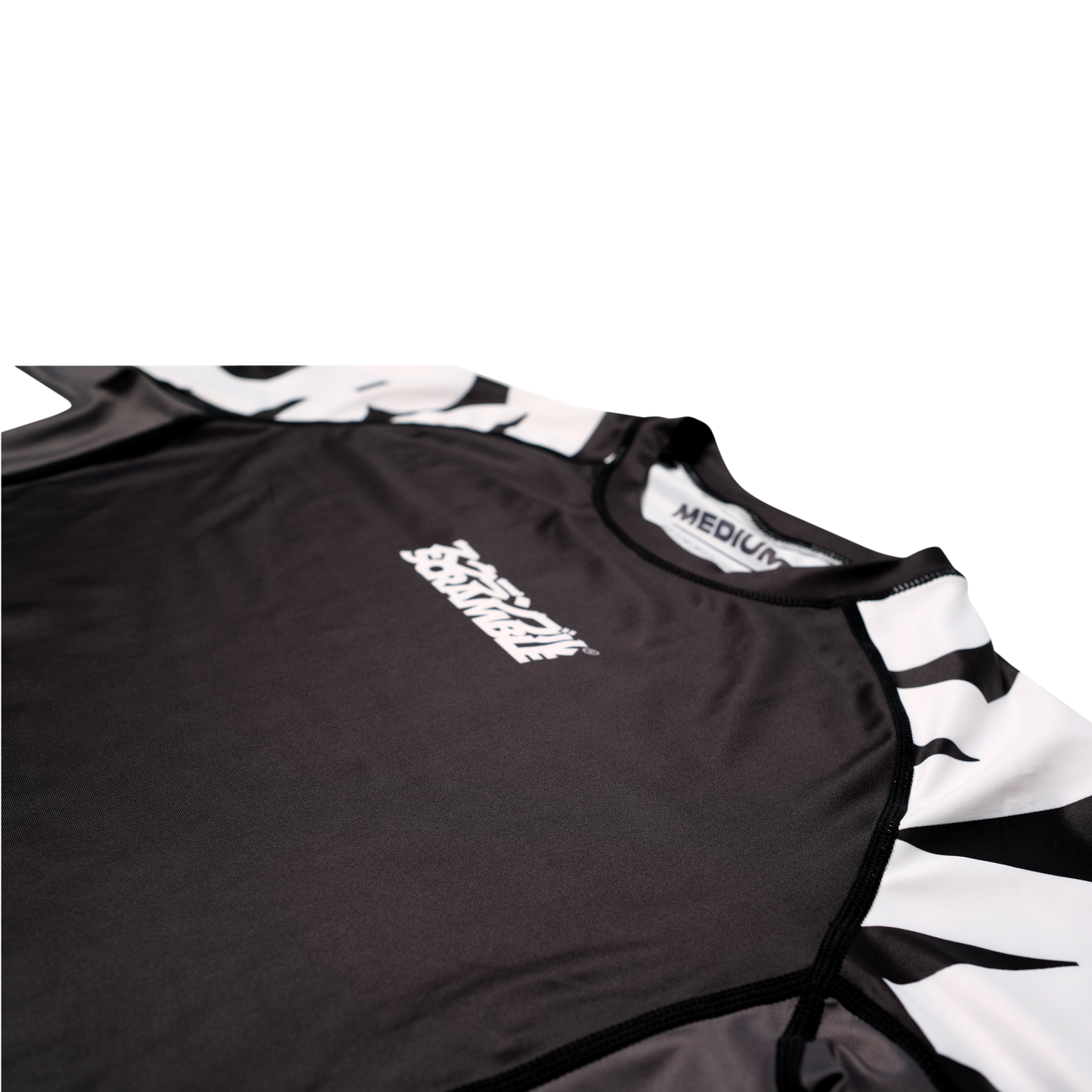 Scramble Baka Rash Guard Short Sleeve - Black