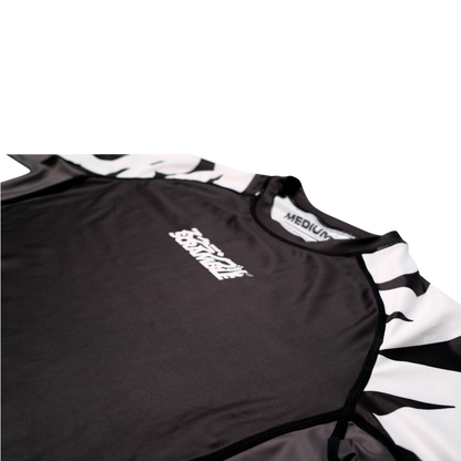 Scramble Baka Rash Guard Short Sleeve - Black