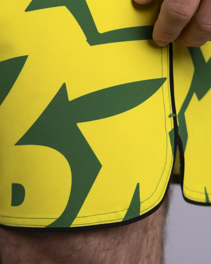 Scramble Baka Green/Yellow Shorts