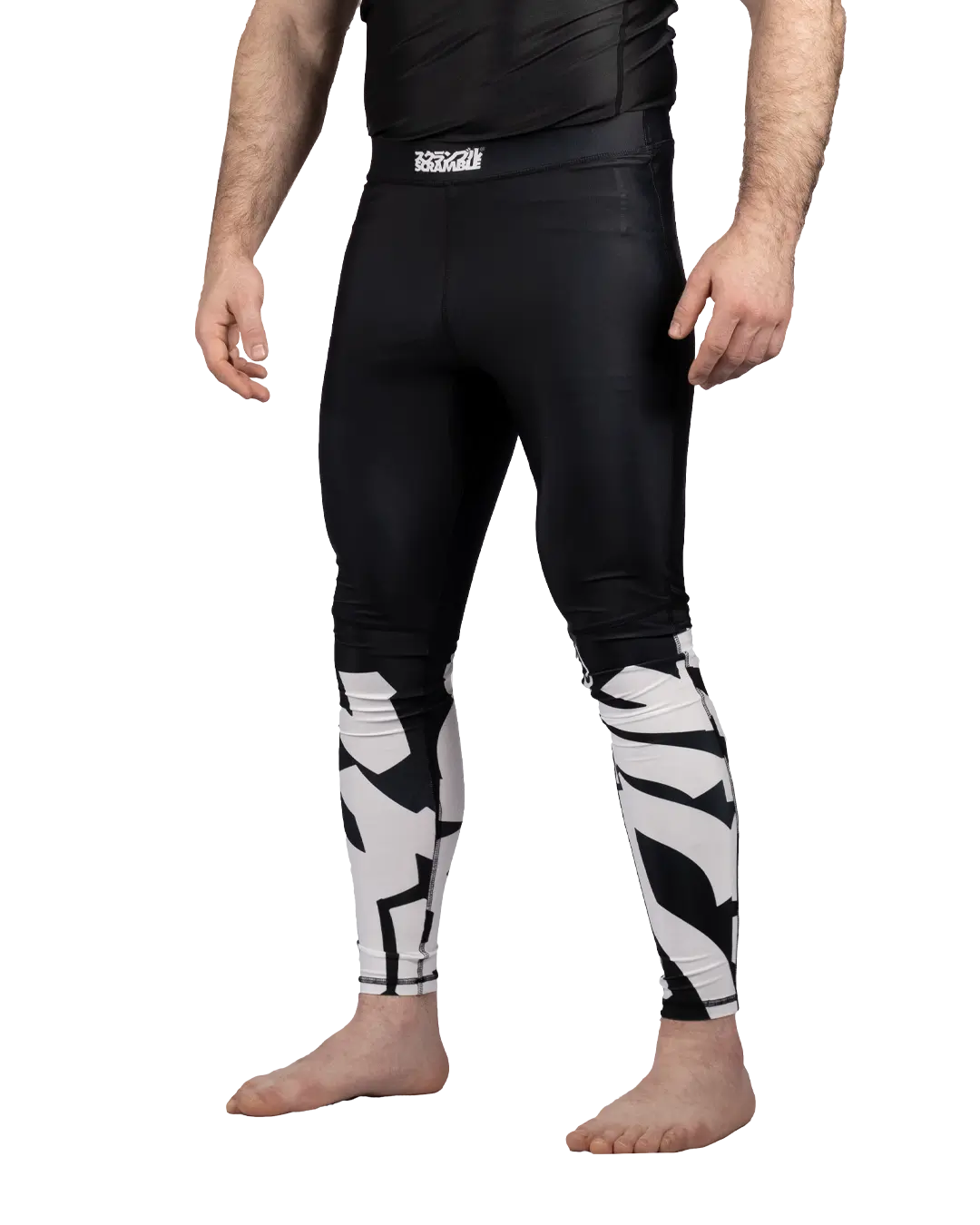 Scramble Baka Compression Spats - Black | Premium BJJ & No-Gi Grappling Gear