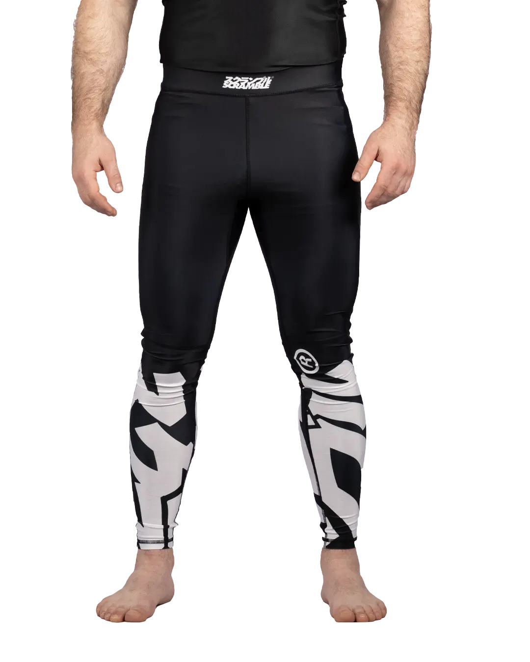 Scramble Baka Compression Spats - Black | Premium BJJ & No-Gi Grappling Gear
