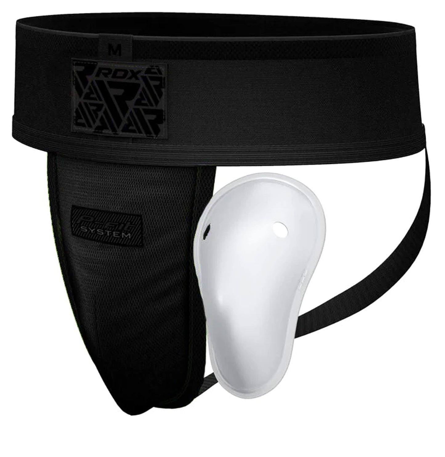 RDX H1 Black Groin Guard Protective Cup for Martial Arts & Combat Sports