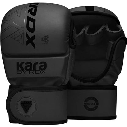 RDX F6 KARA Black MMA Sparring Gloves 7oz