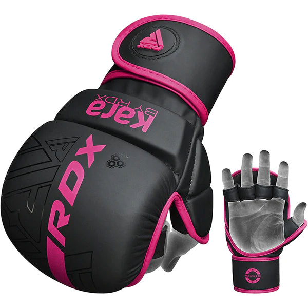 RDX F6 KARA Pink MMA Sparring Gloves 7oz