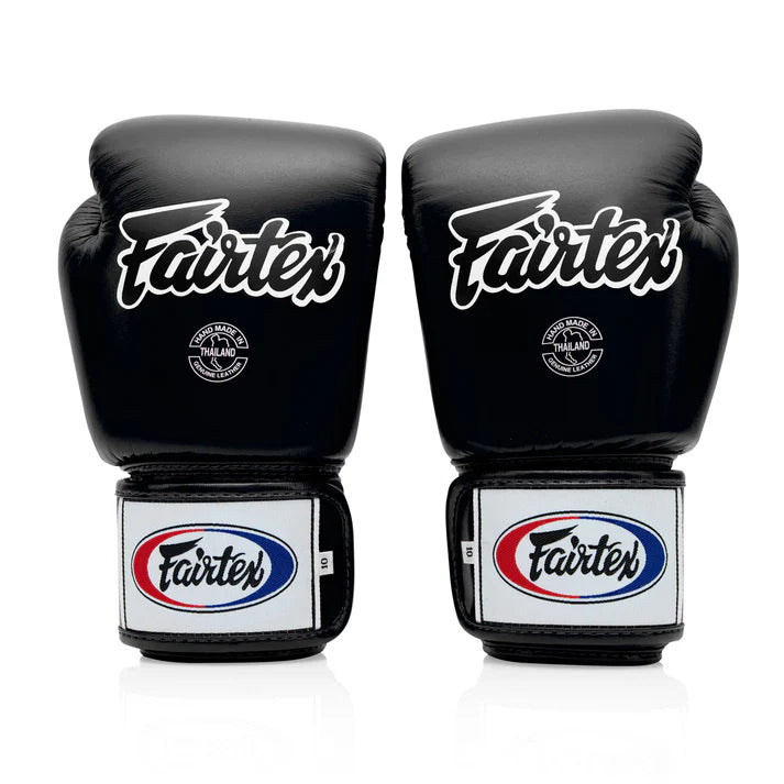 Fairtex BGV1 Black Muay Thai Boxing Gloves