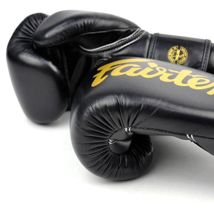 Fairtex BGV18 Black/Gold Super Sparring Gloves