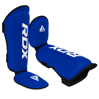 RDX T1 Blue Shin Instep Guards