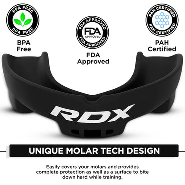 RDX 3w Mouth Guard Adult Black