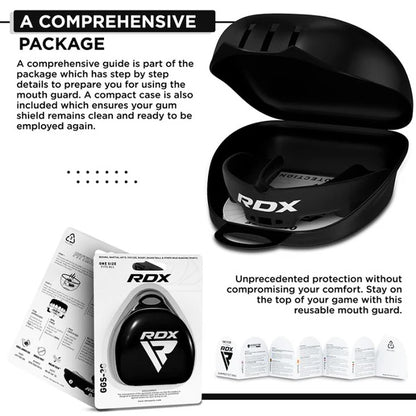 RDX 3w Mouth Guard Adult Black