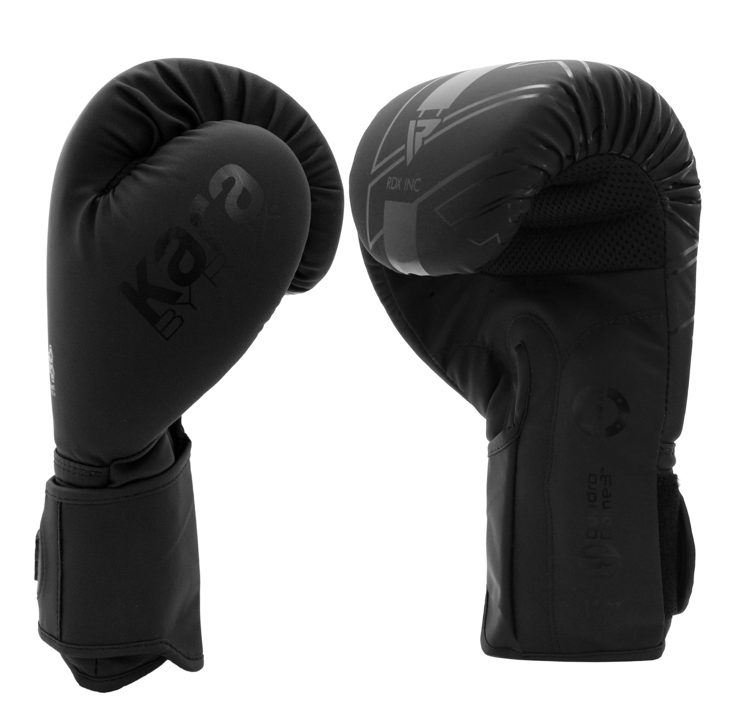 RDX F6 Kara Matte Black Boxing Gloves