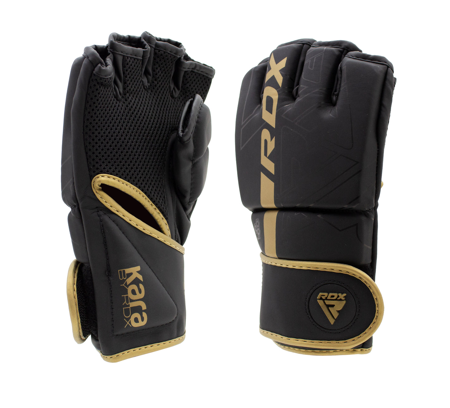RDX F6 KARA MMA Grappling Gloves Matte Golden