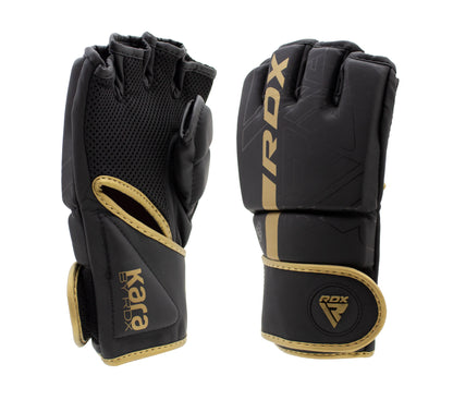 RDX F6 KARA MMA Grappling Gloves Matte Golden