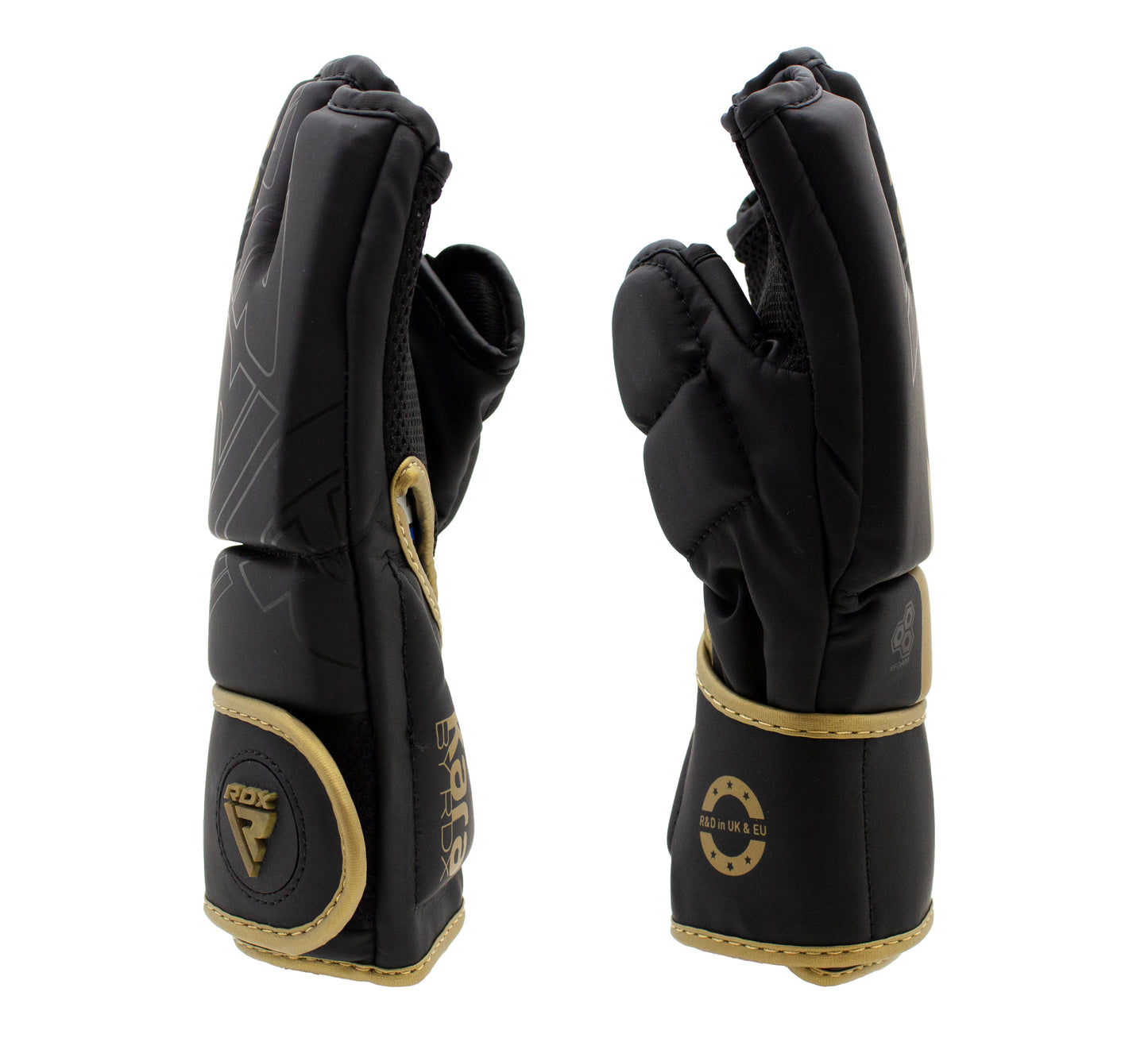 RDX F6 KARA MMA Grappling Gloves Matte Golden