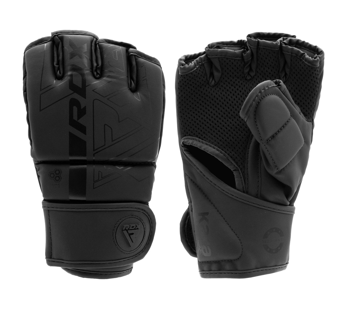 RDX F6 KARA MMA Grappling Gloves Matte Black
