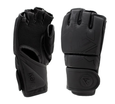 RDX F6 KARA MMA Grappling Gloves Matte Black