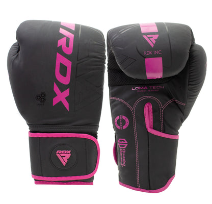 RDX F6 Kara Matte Pink Boxing Gloves
