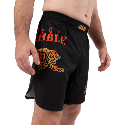 Scramble Burning Tiger Grappling Shorts
