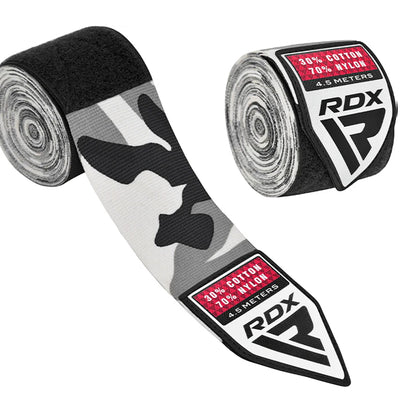 RDX 4.5M Professional Boxing Hand Wraps Camo