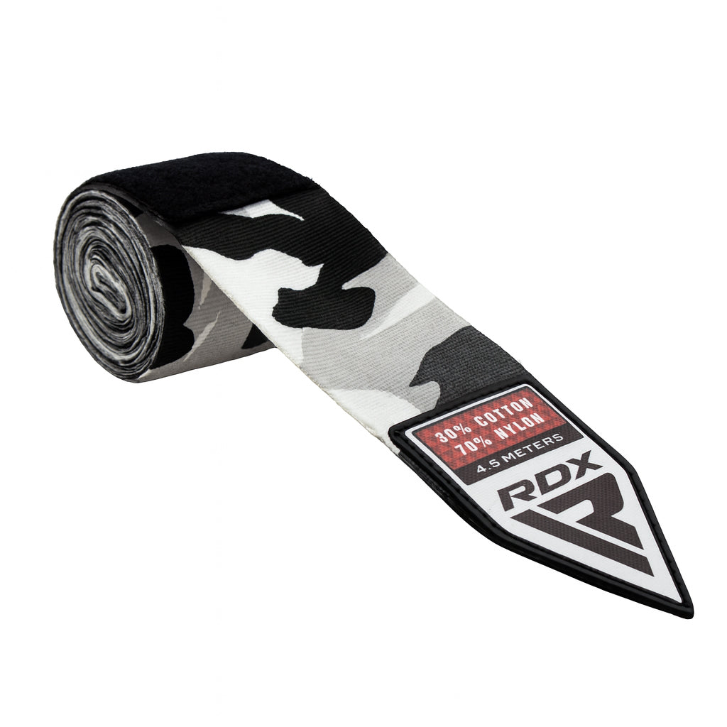 RDX 4.5M Professional Boxing Hand Wraps Camo