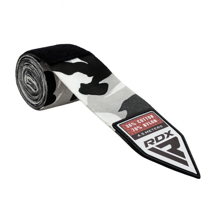 RDX 4.5M Professional Boxing Hand Wraps Camo