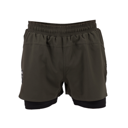 Scramble Combination Shorts – Khaki Green/Black