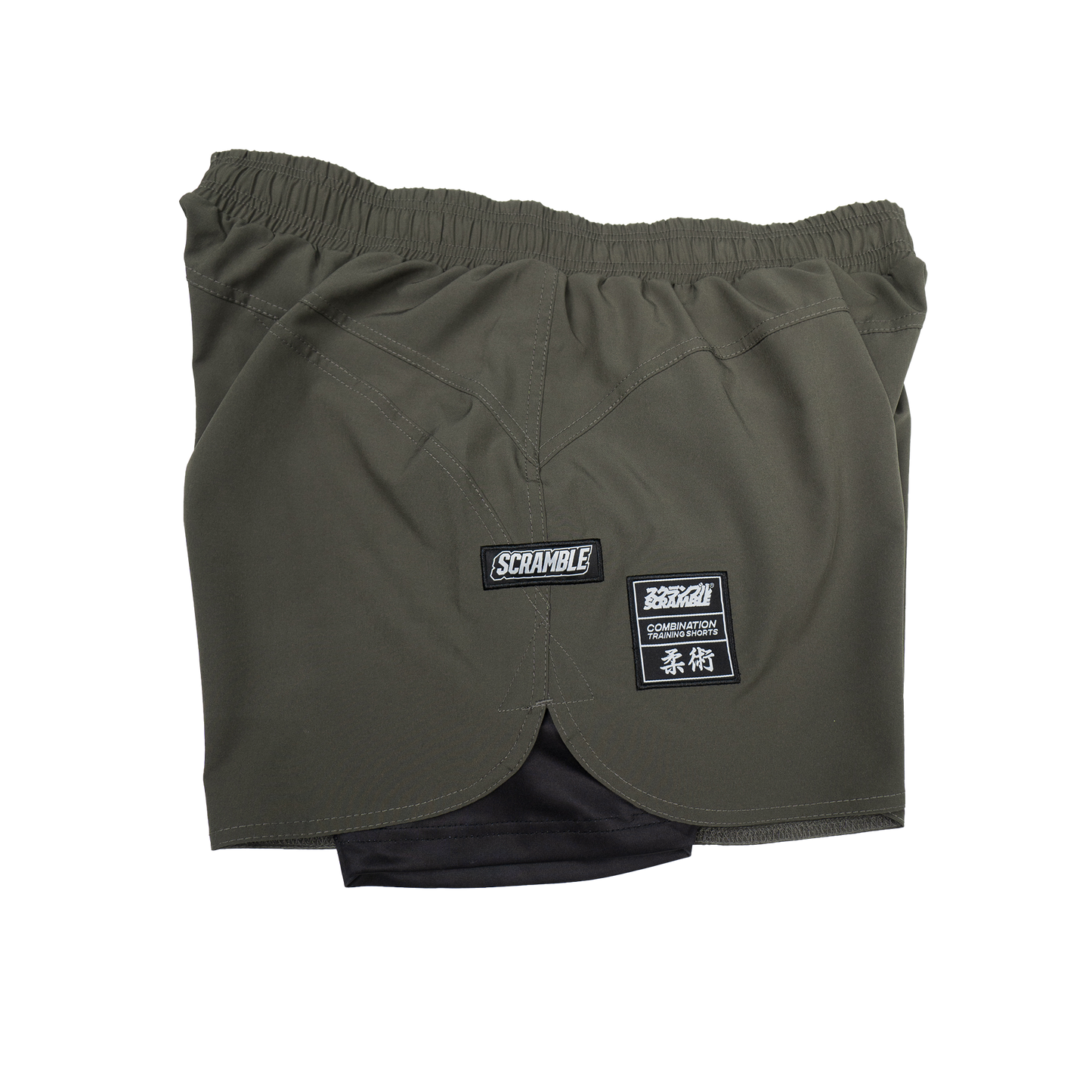 Scramble Combination Shorts – Khaki Green/Black