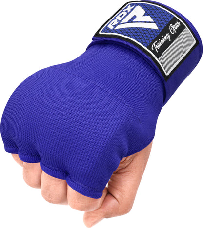 RDX IS Gel Padded Blue Inner Gloves Hook & Loop Strap for Knuckle Protection Wraps OEKO-TEX® Standard 100 certified