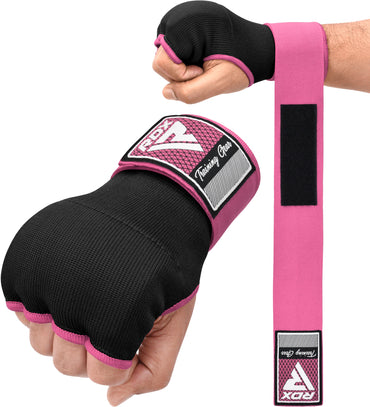 RDX IS Gel Padded Pink Inner Gloves Hook & Loop Srap for Knuckle Protection Wraps OEKO-TEX® Standard 100 certified