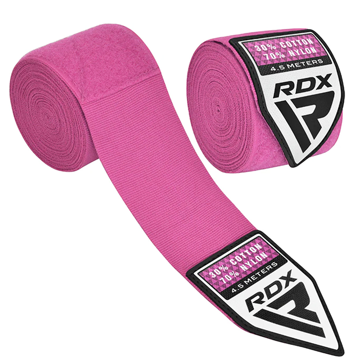 RDX 4.5M Professional Boxing Hand Wraps Pink