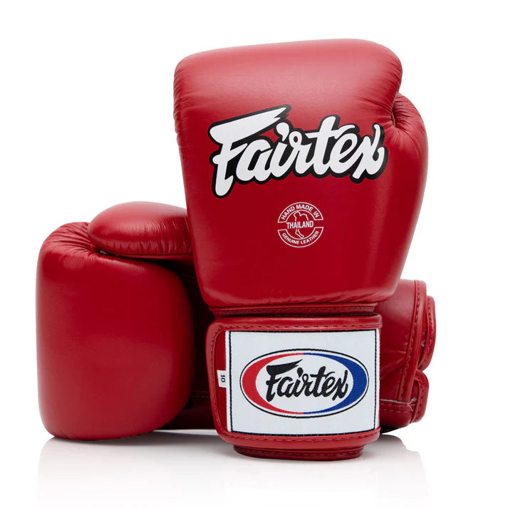 Fairtex BGV1 Red Muay Thai Boxing Gloves