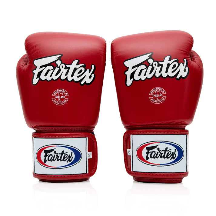 Fairtex BGV1 Red Muay Thai Boxing Gloves
