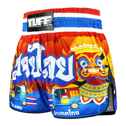 TUFF High-Cut Retro Muaythai Shorts - RMS126 - The Siam in Motion