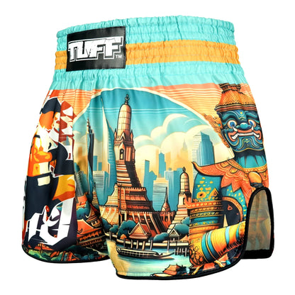 TUFF High-Cut Retro Muaythai Shorts - RMS128 - The Legacy of Thailand