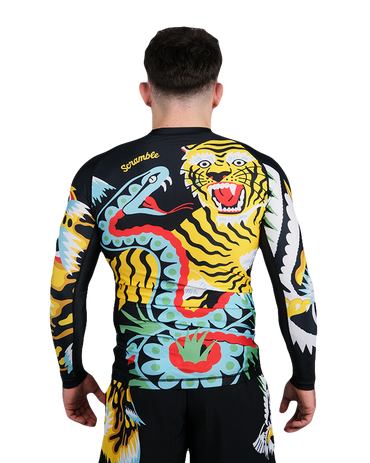 Scramble Sukajan Long Sleeve Rashguard