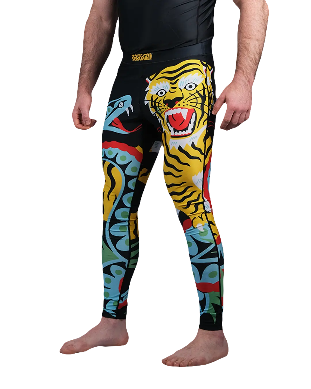 Scramble Sukajan Compression Spats | High-Performance BJJ Gear