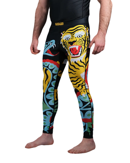Scramble Sukajan Compression Spats | High-Performance BJJ Gear