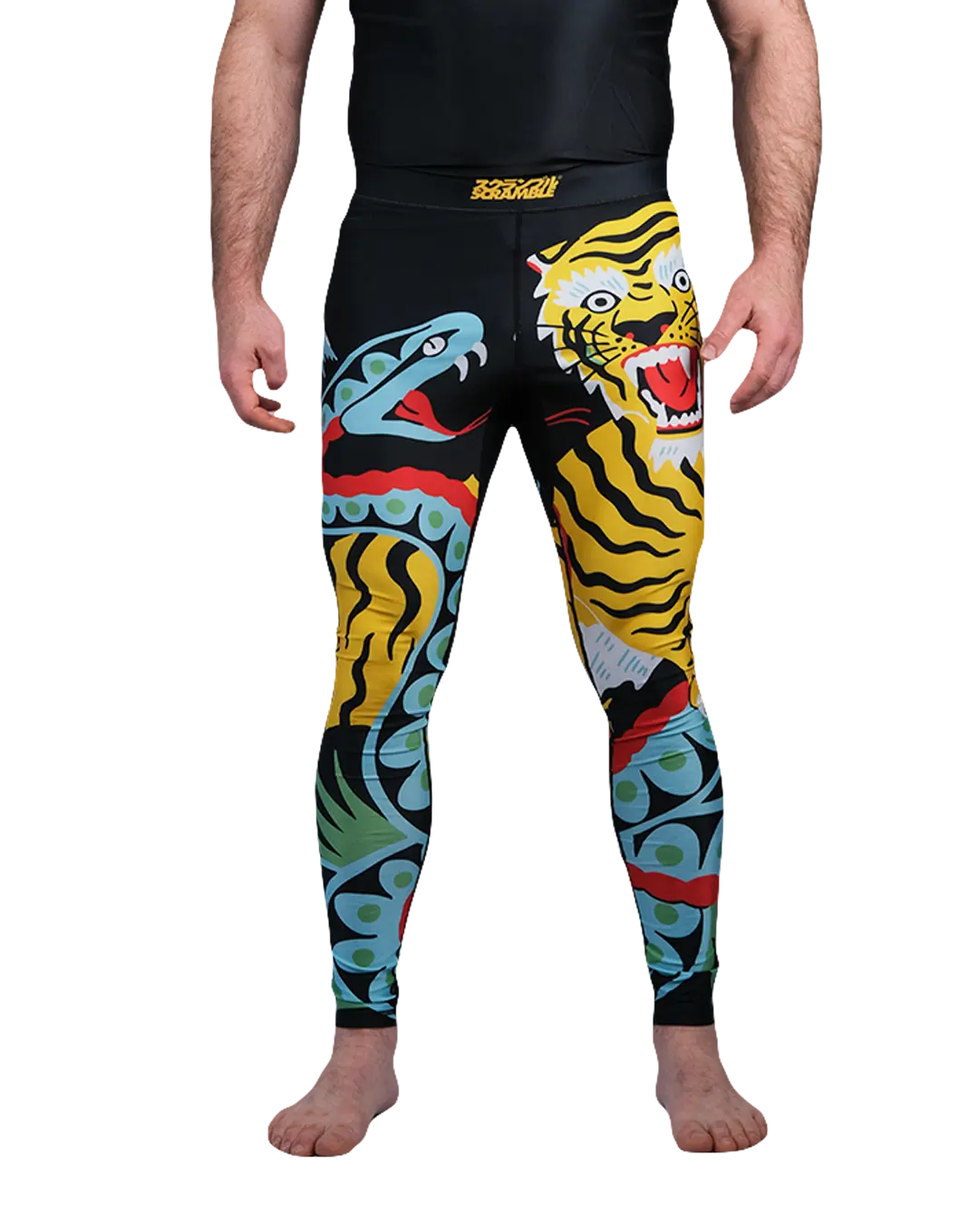 Scramble Sukajan Compression Spats | High-Performance BJJ Gear