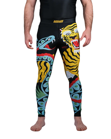 Scramble Sukajan Compression Spats | High-Performance BJJ Gear