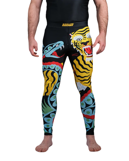 Scramble Sukajan Compression Spats | High-Performance BJJ Gear