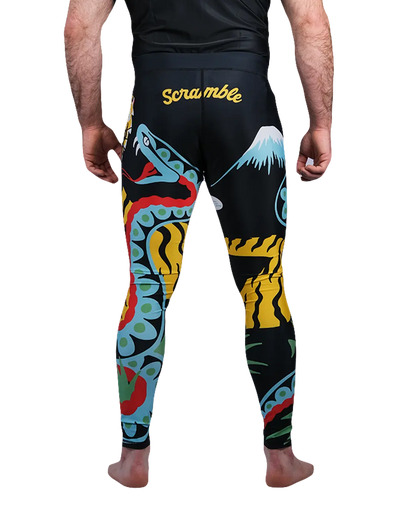 Scramble Sukajan Compression Spats | High-Performance BJJ Gear