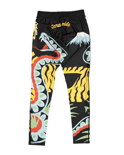 Scramble Sukajan Compression Spats | High-Performance BJJ Gear