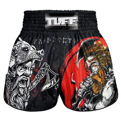 RMS121 TUFF High-Cut Retro Muaythai Shorts The Barbarian