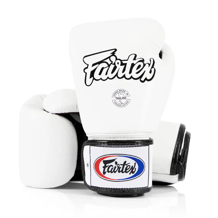 Fairtex BGV1 White Muay Thai Boxing Gloves