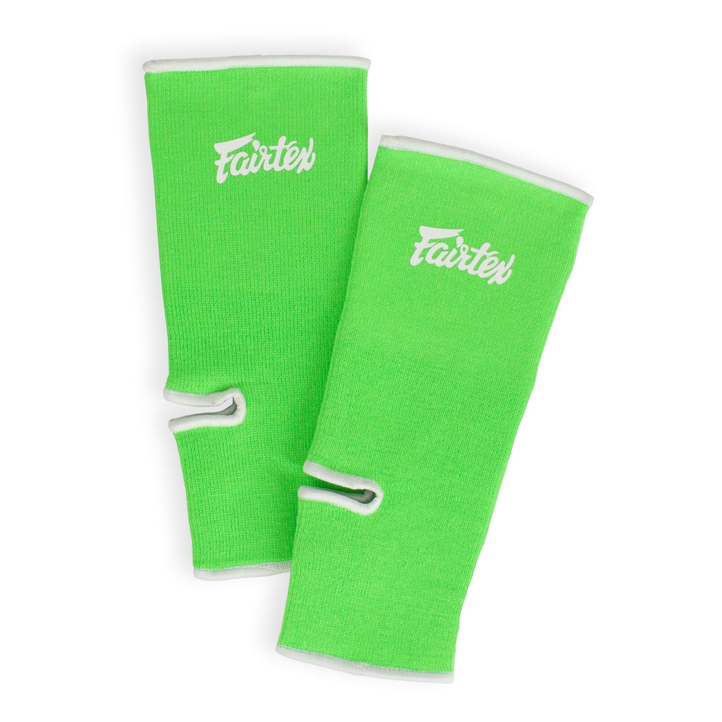 Fairtex AS1 Ankle Supports - Green-White - Freesize