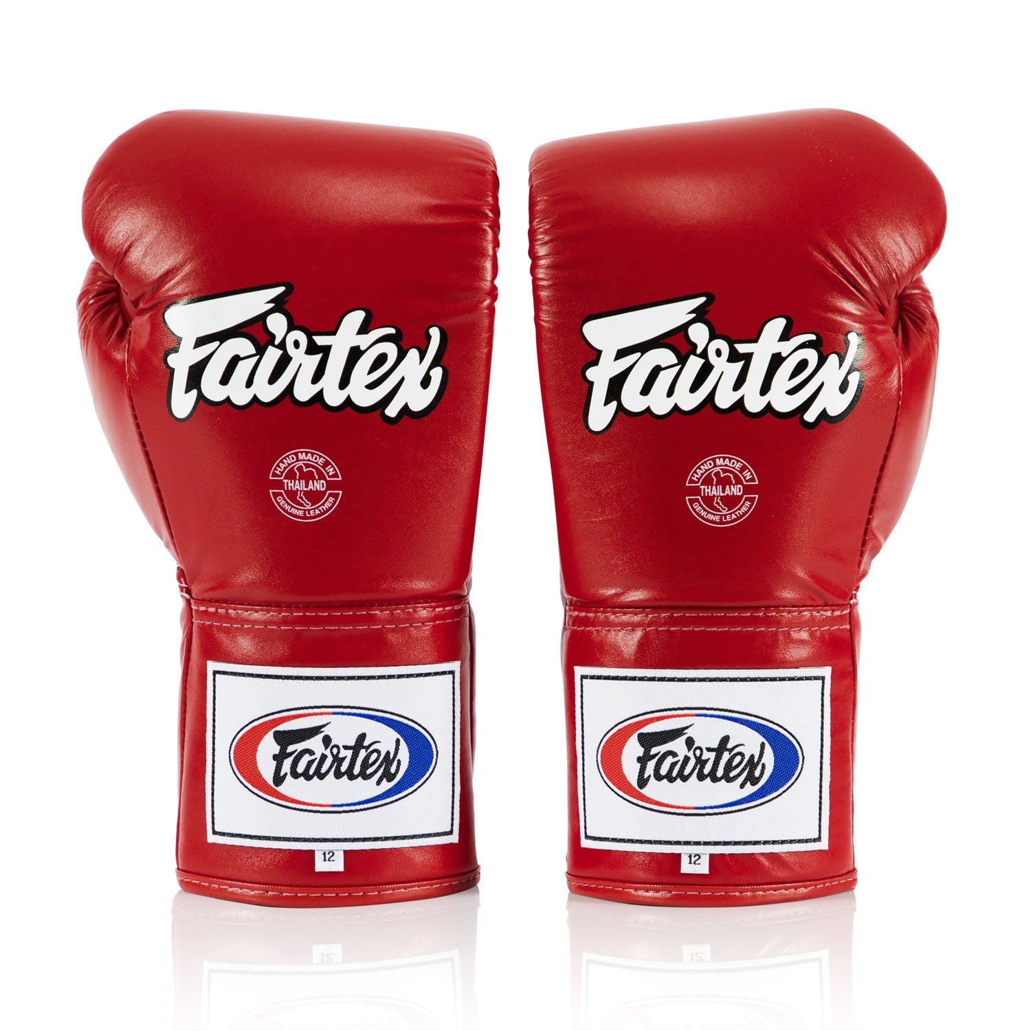 Fairtex BGL6 Lace-up Competition Boxing Gloves - Red – FYT Shop